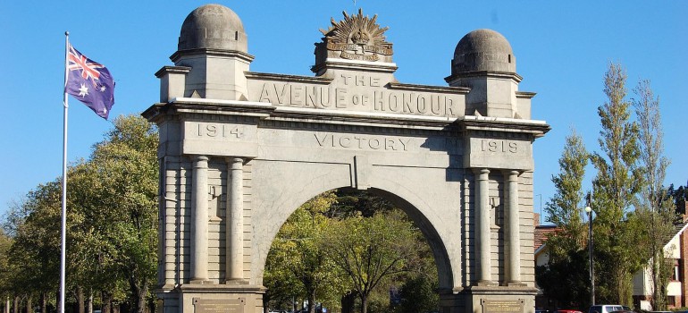 arch of victory in ballarat