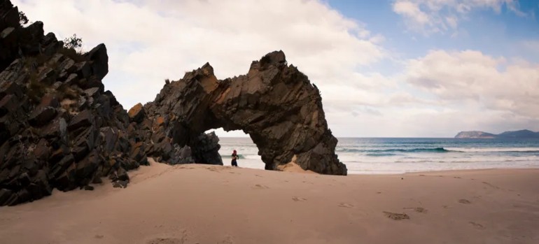 Rocky Archway at Mars Bluff
