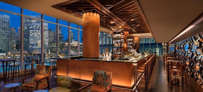 champagne bar sydney darling harbour