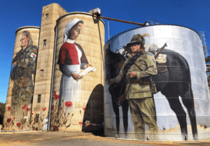 devenish silo art