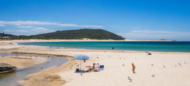 fingal bay beach