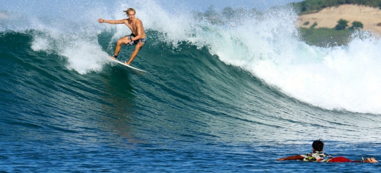 learning how to surf