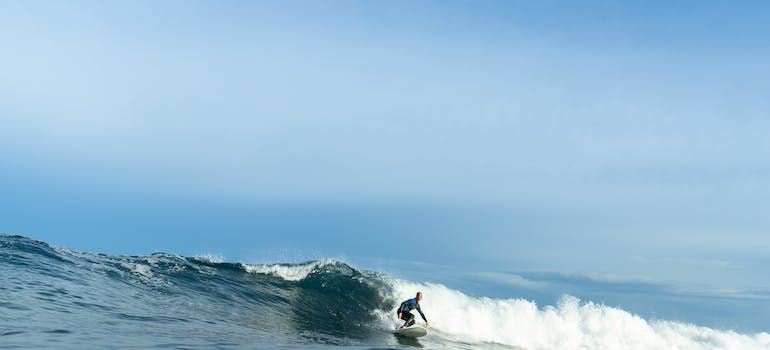 surfing in Merimbula