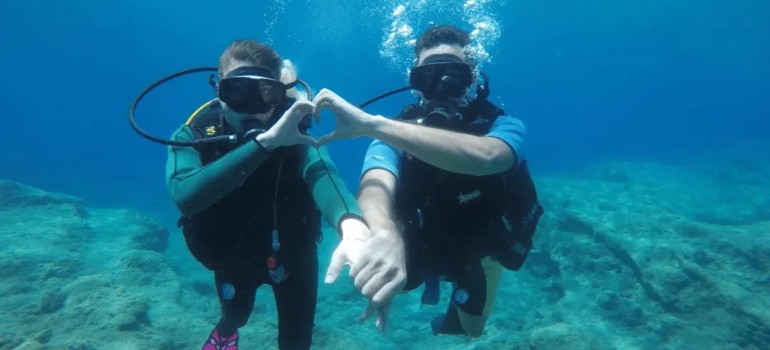scuba iq honeymoon activity in great barrier reef