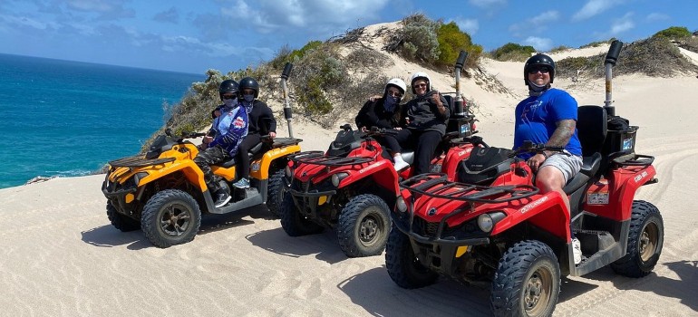 wagoe beach quad bike tours kalgarri things to do